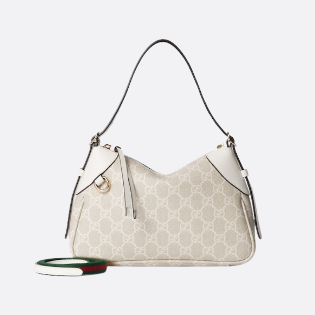 KLEINE GG-EMBLEM-SCHULTERTASCHE
