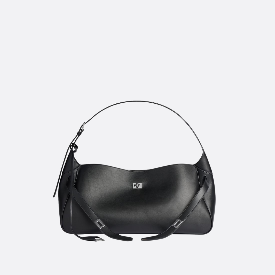 BEL AIR SCHULTERTASCHE MITTELGROß FÜR SIE IN SCHWARZ – BALENCIAGA