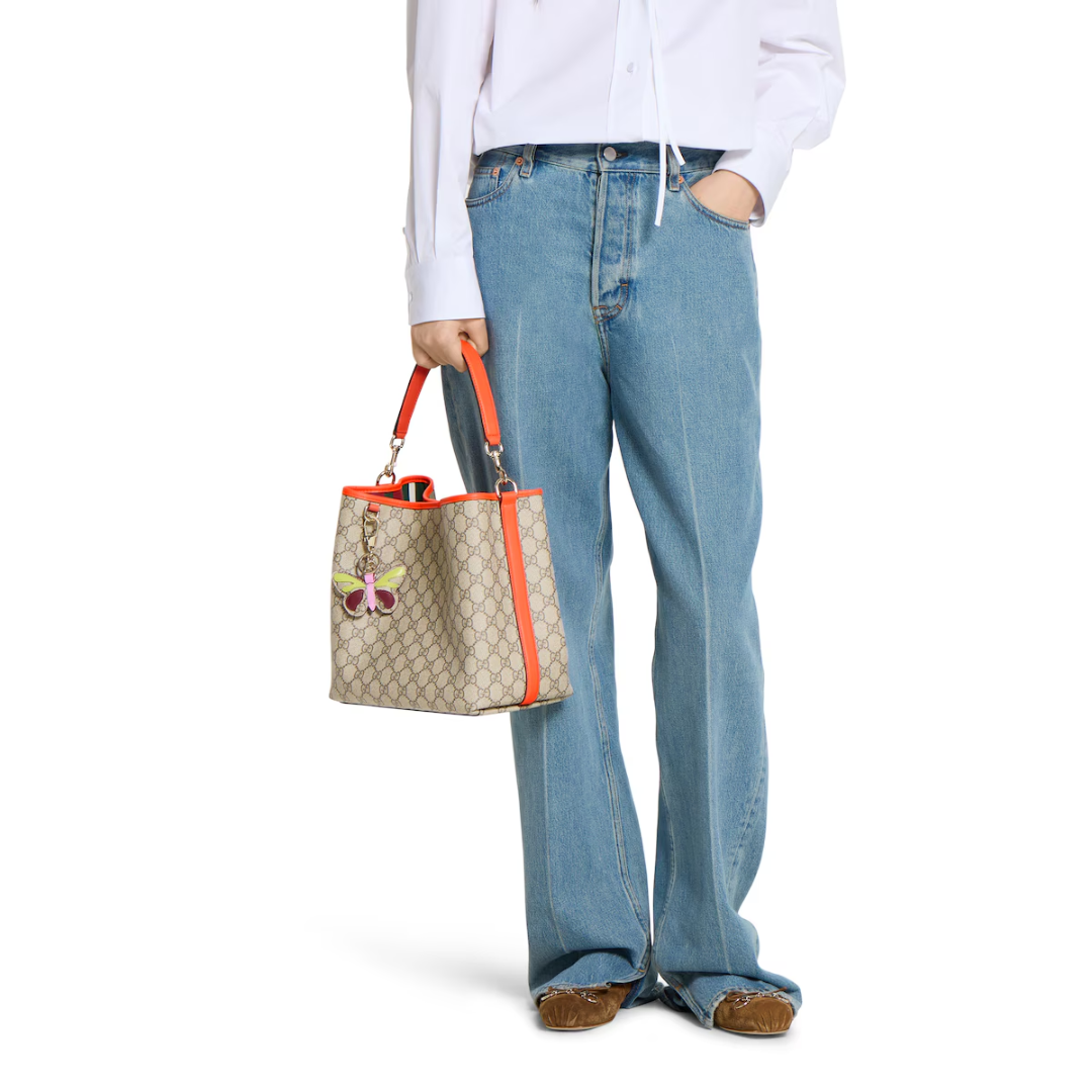 MITTELGROSSE GG-EMBLEM-BEUTELTASCHE GUCCI