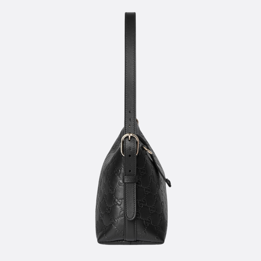 MITTELGROSSE GG EMBLEM SCHULTERTASCHE GUCCI